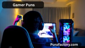 Read more about the article Gamer Puns: The Ultimate Collection of Cheesy Captions, Jokes & Fun Conversations<div class="last-updated" style="font-size:14px; font-weight:bold; color:#444; background:#f5f5f5; padding:10px; border-radius:5px; margin-top:10px; margin-bottom:20px;">
                 Last updated: August 5, 2025 at 4:28 am by nameyourteams@gmail.com
            </div>